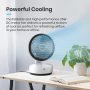 Pro Breeze Personal Table Fan with Remote Control, 8” Desk Fan, Powerful Turbo Whisper Quiet Fan Motor, 24 Speeds, 4 Modes & 12 Hour Timer, Table Fan for Bedroom, Tabletop Fan Air Circulator - Image 2