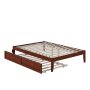Colorado Walnut Full Bed with USB Turbo Charger and Twin Trundle - Image 2