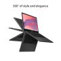 ASUS - Chromebook CM14 Flip 14" Touch Laptop - Mediatek Kompanio 520 with 8GB Memory - 64GB eMMC - Gravity Grey - Image 2