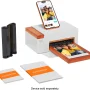Liene - Amber M210 4x6 Inch Photo Printer with 10 sheets 4x6 paper & 10 sheets 3x3 paper & 1 ink cartridges, w/ Battery - White - Image 3
