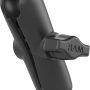 RAM Mounts Medium Double Socket Arm for B Size 1″ Ball Mount Components, RAM Mount Connector Arm, Marine-Grade Aluminum RAM-B-201U - Image 1