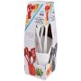 Melamine White Utensils and Crock (Set of 6) - Red - Image 4