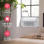 Frigidaire - Gallery 115V 8,000 BTU 350 Sq. Ft. Smart Inverter Window Air Conditioner - White - Image 3