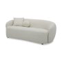 Better Homes & Gardens Juliet Curved Sofa, 80.31 in, Ivory - Image 5
