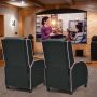 Massage Gaming Recliner Chair with Headrest and Adjustable Backrest for Home Theater - Image 6