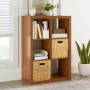 Better Homes & Gardens 6 Cube Storage Organizer, Acorn - Solid Black - Image 3