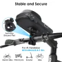 EEEkit Universal Phone Mount for Bike, Waterproof Bicycle Front Frame Handlebar Bag with Touch Screen, Phone Holder Case Compatible with iPhone 13 12 Pro 11 XS Max XR 8 Plus - Image 3