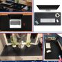 16 X 32 Inch Office Desk Pad Protector Waterproof PU Leather Desk Mat Blotters on Top of Desks Laptop Computer Gaming Keyboard Mouse Pad for Women Men Kids Girls Non-Slip Desk Writing Mat Cover White - Image 3