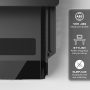 YaGee Under Desk Storage Shelf, Self-Adhesive Under Desk Tray for Standing Desk, Work Station, Gaming Battlestations, Replaces Drawer Organizers for Home, Office Holder, Black - Image 5