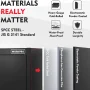 WORKPRO Metal Garage Storage Cabinet with Locking Doors and Adjustable Shelves, 71-Inch Tall Black Cabinet - Image 2