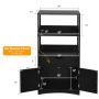 Bathroom Storage Cabinet with Drawer and Open Shelf and 2-Door Cabinet - Image 4
