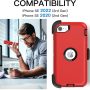 For iPhone 7 8 Plus SE 2/3 Shockproof Case Cover Belt Clip + Screen Protector - Image 2