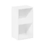 Furinno Pasir 2-Tier Open Shelf Bookcase Blackwood - Image 5