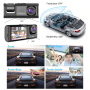 Car Dual Lens Dash Cam HD 1080P Front/Rear/Ins - Image 3