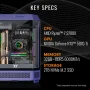 Thermaltake - LCGS Reactor 9770TF Gaming Desktop AMD Ryzen 7 9700X 2024, 32GB DDR5 Memory, NVIDIA GeForce RTX 5070 Ti, 2TB NVMe M.2 - Purple - Image 2