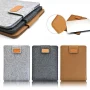 Felt Sleeve Slim Tablet Case Cover Bag for MacBooks Air Pro 11 13 15 Inch Solid Color Tablet Storage Bag - Image 2