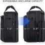 KROSER Shoulder Messenger Up to 17.3 Inch Laptop Bag Briefcase, Black - Image 6