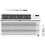 LG - 550 Sq. Ft. 12,000 BTU Smart Window Air Conditioner - White - Image 1
