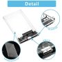 2.5" SATA USB 3.0 Clear Hard Drive Disk HDD SSD Enclosure External Laptop Case - Image 3