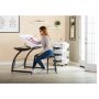 Triflex 39.5 in. W Metal and PB Craft, Art, Drafting Table with Adjustable Height and Tilt, Sit to Stand Desk, Charcoal - Image 3
