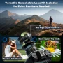 NBD Digital Camera 4K Ultra HD 48MP All-in-One Vlogging Camera with Wide Angle Lens, Digital Zoom 16x and 3" Screen - Image 3