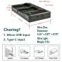 Kastar 3-Pack Battery and LTD2 USB Charger Replacement for Sony DEV-5, DEV-50, DEV-50V, FDR-AX100, FDR-AX100E, FDR-AX700, FDR-AX33, FDR-AX43, FDR-AX53, FDR-AXP55, HDR-CX110, HDR-CX115, HDR-CX116 - Image 4