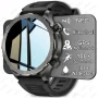 New GPS Track Smart Watch Men AMOLED HD Screen Outdoor Sports Fitness Heart Rate NFC IP68 Waterproof Bluetooth Call Smart Watch - Image 1