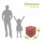 Majestic Home Goods Links Indoor/Outdoor Bean Bag Cube, Multiple Colors - Image 6