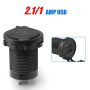 12V Car Cigarette Lighter Socket Splitter Dual USB Charger Power Adapter Outlet - Image 3