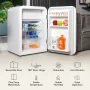 Cooluli - Curve 3.8 cuft Freestanding Compressor Fridge - White - Image 3