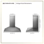 LG SIGNATURE - 30 inches - Externally Vented - Wall Range Hood - Stainless Steel - Image 3