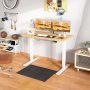 MAIDESITE Standing Desk, Height Adjustable Desk Electric Sit Stand Desk 55 x 28 inch Walnut Desktop + Black Frame - Image 3