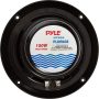 6.5 Inch Dual Marine Speakers - 2 Way Waterproof and Weather Resistant Outdoor Audio Stereo Sound System with 150 Watt Power, Polypropylene Cone and Cloth Surround - 1 Pair - Pyle PLMR60B (Black) - Image 2