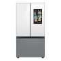 Samsung - 36 in. Wide BESPOKE 30 cu. ft 3-Door French Door Smart Refrigerator with Family Hub - Gray Glass - Image 1