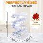 Battery Ladder Organizer Case for AA Batteries - Stackable or Mounted Vertical Storage Battery Dispenser for Home, Garage, & Workshop (2-Pack, Holds 40 AA Batteries Total) - Image 3