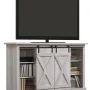 Twin Star Home Terryville Barn Door TV Stand for TVs up to 60", Espresso - Image 4
