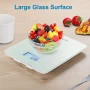 RENPHO Bluetooth Food Scale with App, Digital Smart Kitchen Scale, Glass, White - Image 6