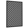 Moorish Circle 4 ft. x 32 in. Black Vinyl Decorative Screen Panel - Image 2