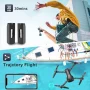 4DRC v8 with 1080P HD Camera for Adults and Kids for Adults and Children FPV RC Quadcopter with LED Lights and Optical flow Sensor, 2 Batteries, Black - Image 4