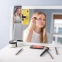 Hula+ Magnet Shower/Mirror Phone Holder/Mount/Stand. Reusable Non-Residue Mount for Bathroom/Kitchen/Shower. Compatible with All Phones, Great Gift for TikTok/YouTube/Make Up (Space Gray) - Image 6
