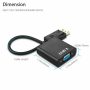 1000 Pcs Display Port DP to VGA Adapter Cable 1080P for laptop desktop Monitor - Image 3