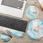 Hiyong Memory Foam Mouse Pad and Keyboard Pad Set - Lightweight for Easy Typing & Pain Relief - Ergonomic for Laptop, Desktop, Game, Office - Image 5