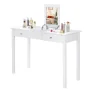 Costway Vanity Table Dressing Table Flip Top Desk Furniture White - Image 2