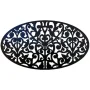 Ginger Dove 27 in. x 46 in. Black Oval Decorative Screen Panel - Image 1