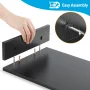 Dual Monitor Stand Riser with Adjustable Length & Angle, Multifunctional Double Monitor Riser with 2 Slot for PC, Computer - Image 3