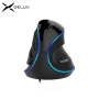 Delux M618 PLUS Ergonomics Vertical Gaming Mouse 6 Buttons 4000 DPI RGB Wired/Wireless Right Hand Mice For PC Laptop Computer - Image 1