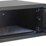 Barska - Digital LED Keypad Hotel Safe with Motorized Locking Bots & Interior LED - 0.84 Cu Ft 15" Laptop - Black - Image 2