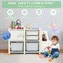 Toddler Truck Storage Organizer with Plastic Bins - Image 5