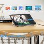 Portable Monitor Stand-Tablet Stand,Foldable &Adjustable,Super Sturdy,Tablet Holder Stand for Desk Compatible with iPad Pro/Tablets/Portable Monitor 7"-15.6", Stand Holder for Facebookportal(Black) - Image 3