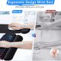 Gimars 3Pcs Memory Foam Keyboard Wrist Rest, Mouse Pad Wrist Support for Easy Typing Pain Relief, Ergonomic, Comfortable Keyboard Mouse Pad Set for Computer, Laptop, Home & Office - Image 3